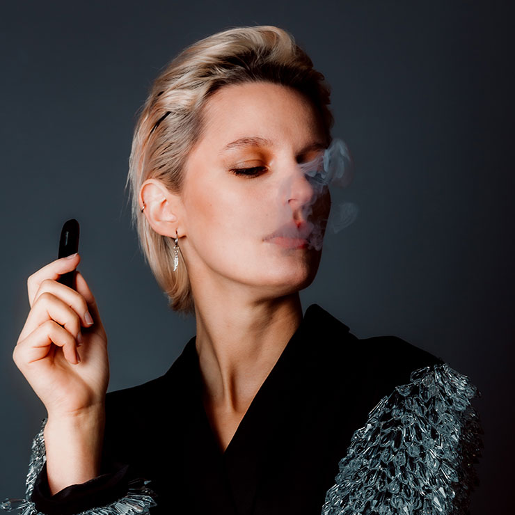 Woman Vaping Woman Vaping